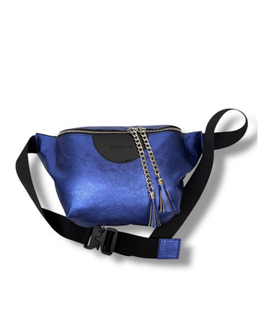 Frida - Metallic indigo